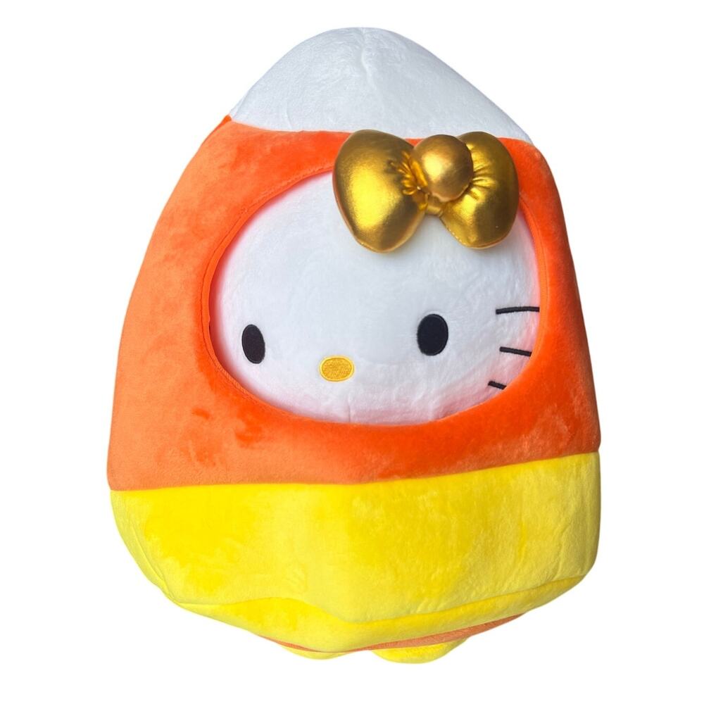 Kidrobot x Sanrio Hello Kitty Halloween Candy Corn Costume Plush 13”